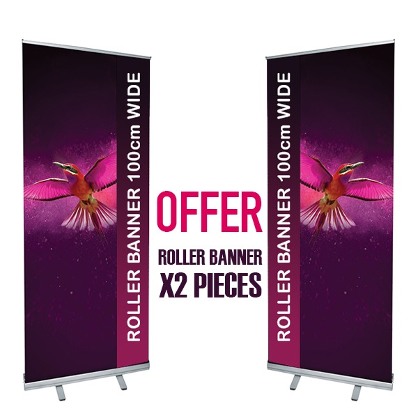 Roller Banner x2 Pieces (80cm x 200cm)